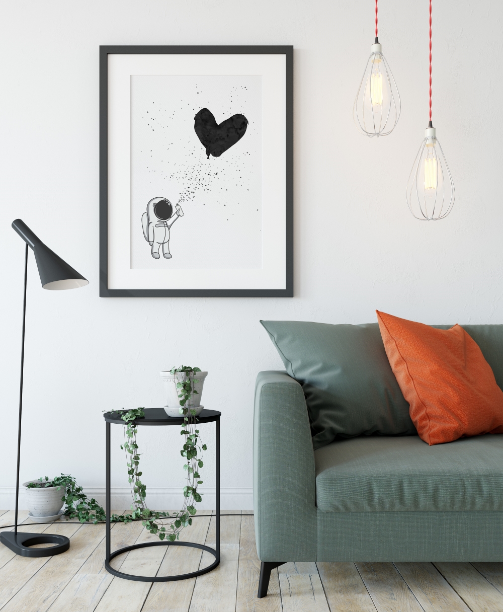spaceman-love-kunstdruck